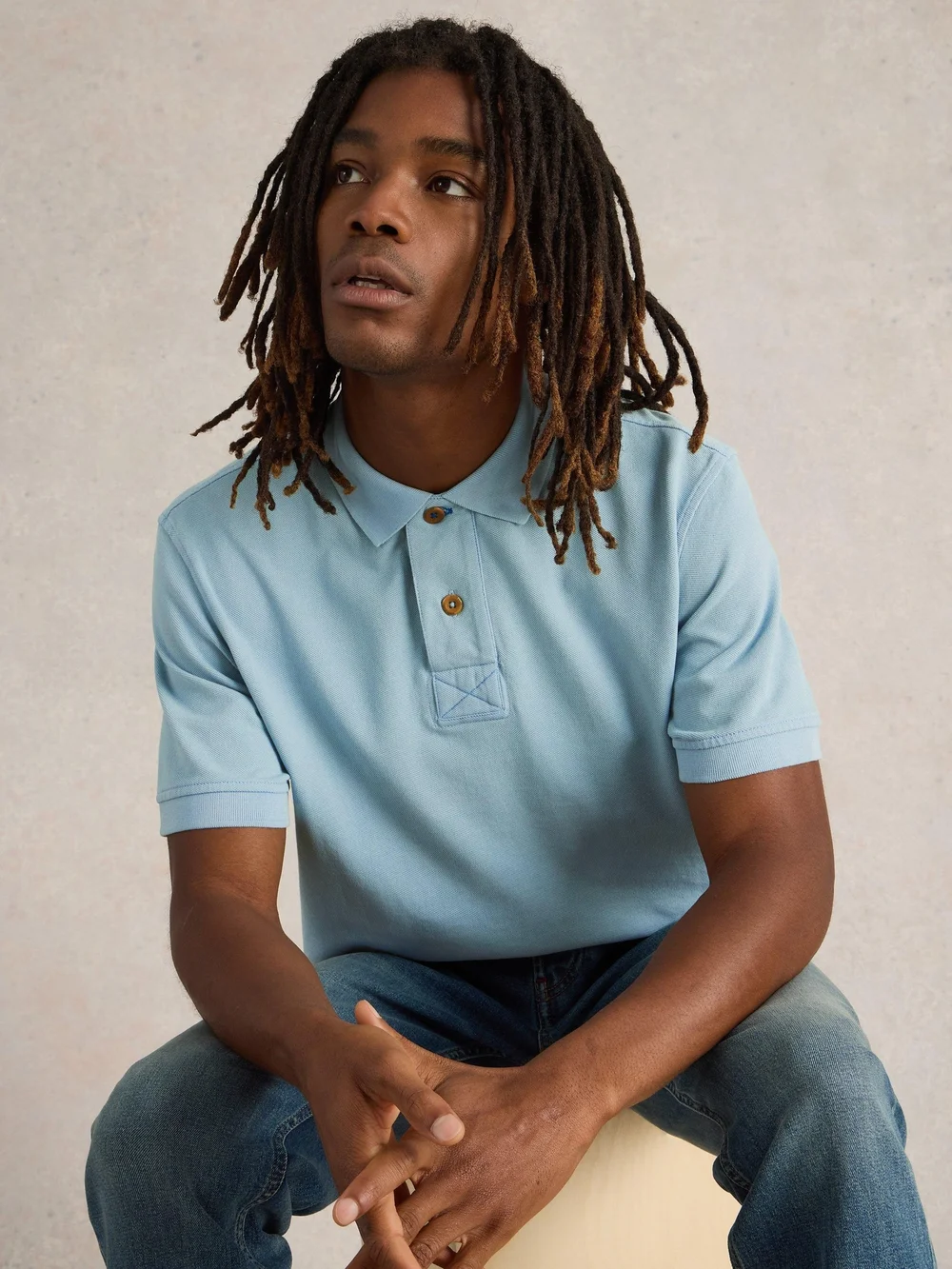 Utility Polohemd - Dus Blue - XL Bild 1