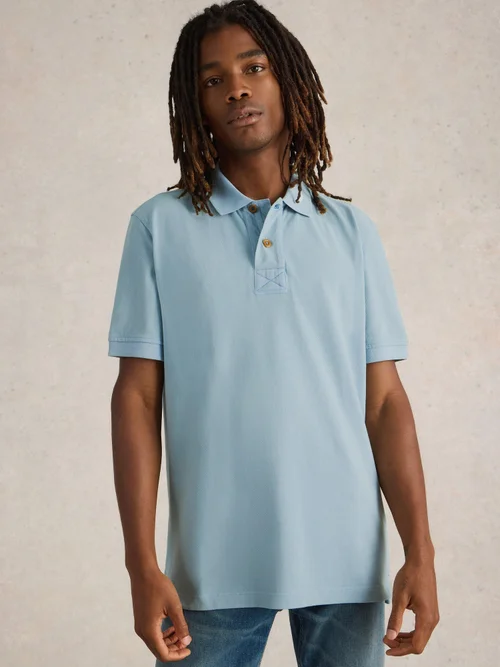 Utility Polohemd - Dus Blue - XL Bild 3