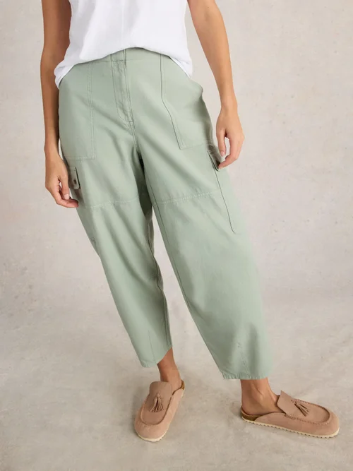 Weiche Cargohose Anabel - Lgt Green - 40/R Bild 1