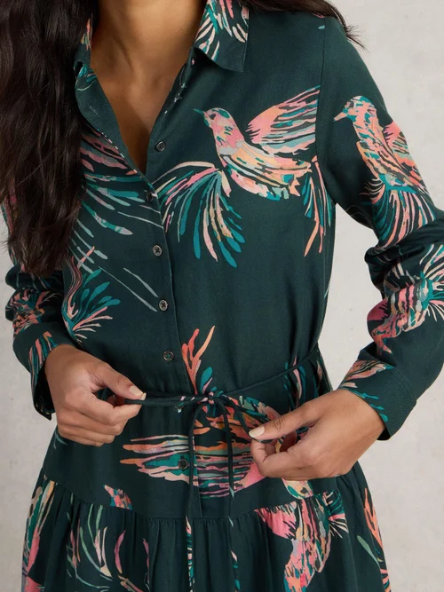 Blusenkleid Beatrice - Green Pr - 40/R Bild 3