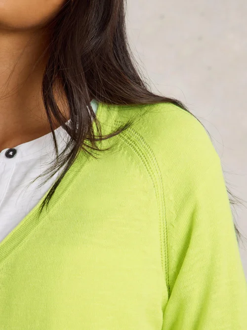 Pullover Naria aus Leinenmischung - Brt Yellow - 52 Bild 3