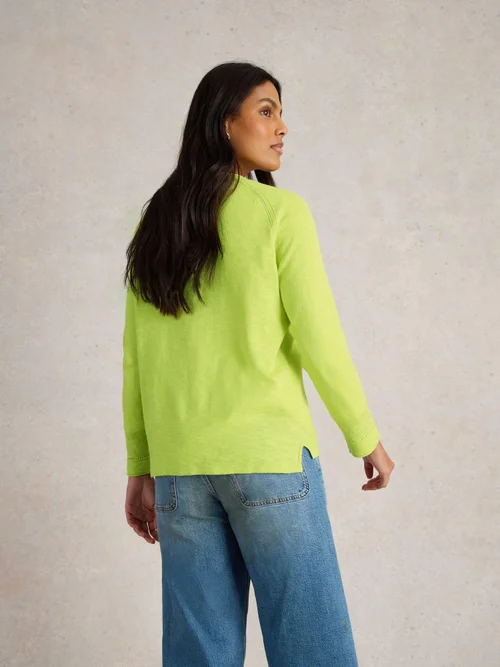 Pullover Naria aus Leinenmischung - Brt Yellow - 52 Bild 4