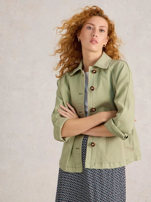 Jeansjacke Eden - Lgt Green - 52/R Bild 1