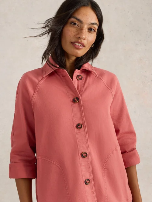 Jeansjacke Eden - Mid Red - 50/R Bild 3