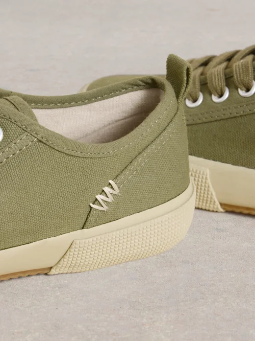 Pippa Stoffturnschuhe - Khaki Grn - 40 Bild 3