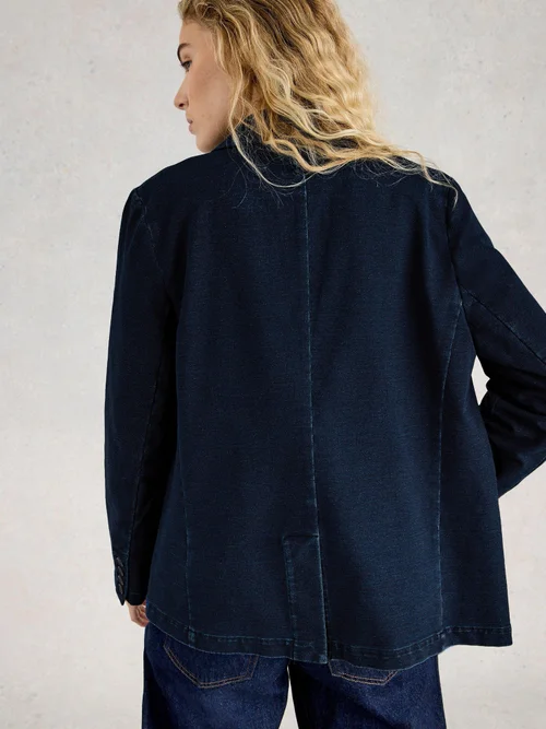 Jerseyblazer Evelyn - Dk Denim - 52 Bild 4