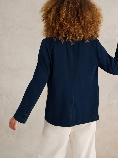 Jerseyblazer Evelyn - Dk Denim - 50 Bild 4