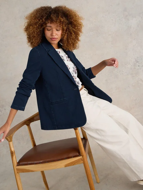 Jerseyblazer Evelyn - Dk Denim - 50 Bild 1