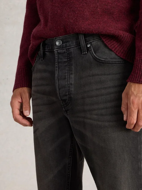 Straight Jeans Eastwood - Washed Blk - 40/R Bild 3