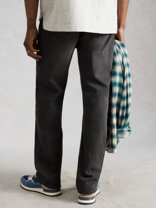 Straight Jeans Eastwood - Washed Blk - 40/R Bild 4