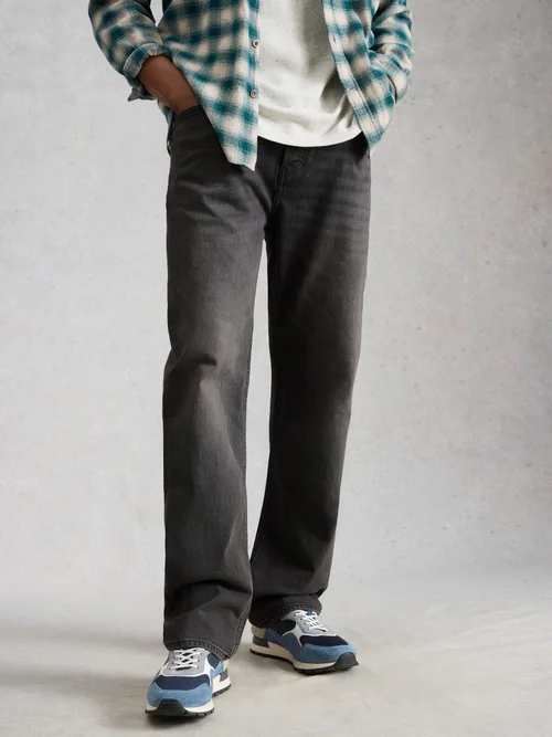 Straight Jeans Eastwood - Washed Blk - 40/R Bild 3