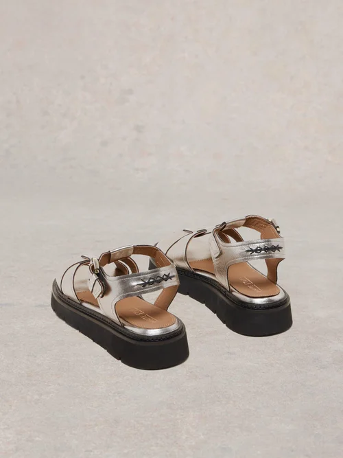 Ledersandalen Rose - Pewter Met - 41 Bild 3