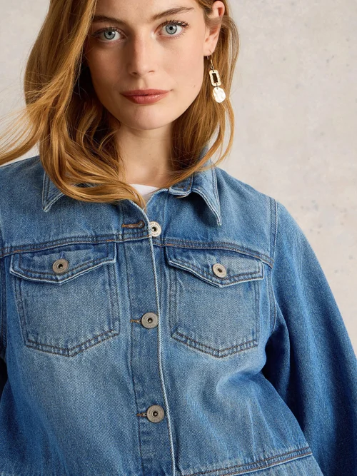 Jeansjacke Camille - Mid Denim - 50/R Bild 3