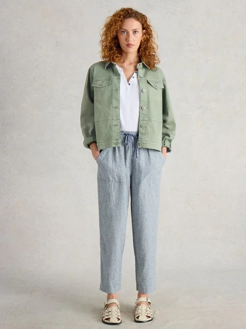Jeansjacke Camille - Mid Green - 50/R Bild 2
