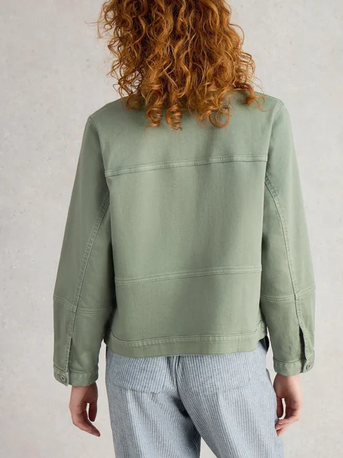 Jeansjacke Camille - Mid Green - 50/R Bild 4