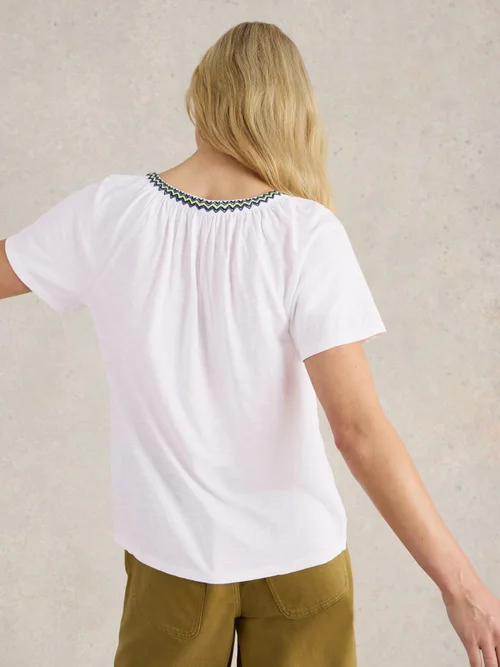 Besticktes Top Lucia - White Mlt - 48 Bild 4
