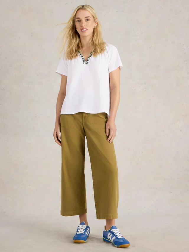 Besticktes Top Lucia