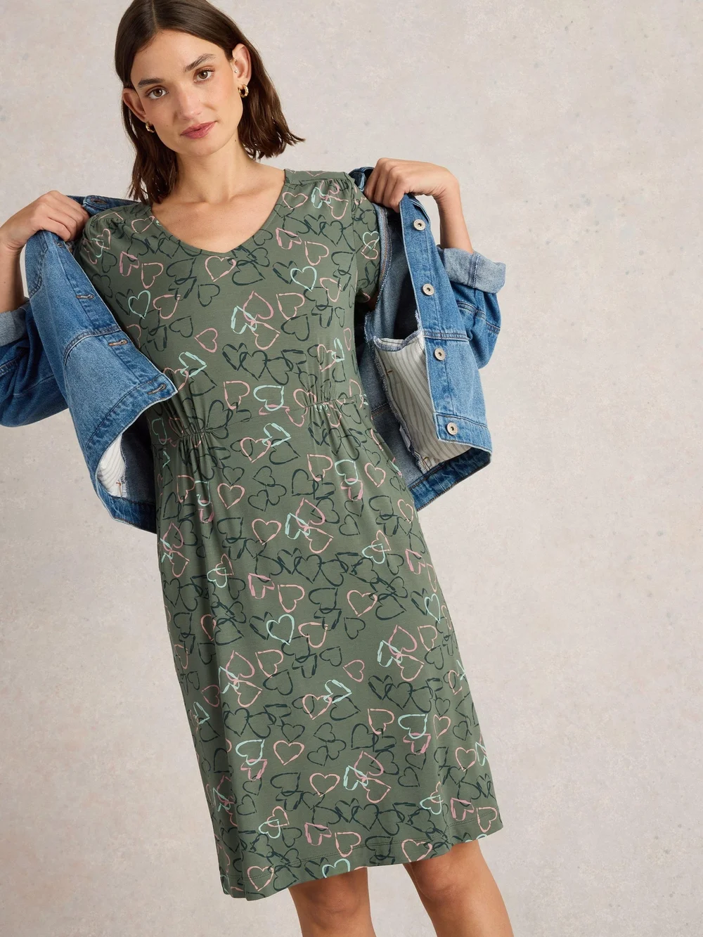Jerseykleid Tallie - Green Pr - 52/R Bild 1
