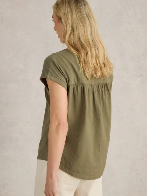 Top Bethany - Khaki Grn - 42 Bild 4