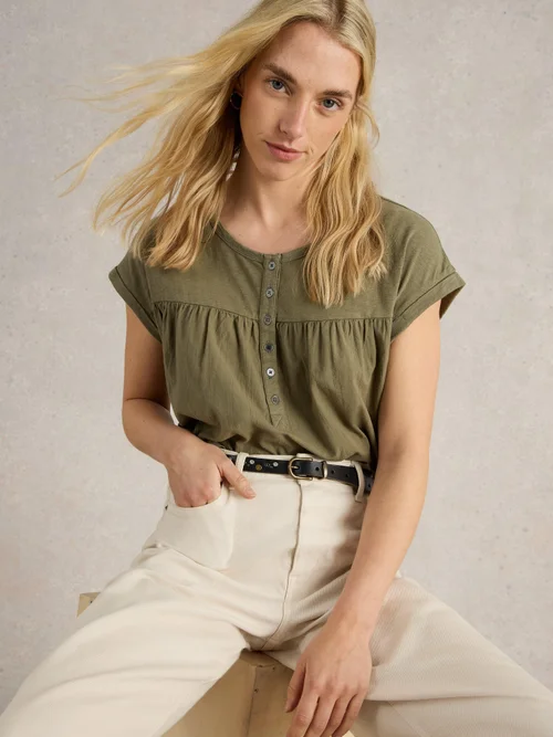Top Bethany - Khaki Grn - 42 Bild 3