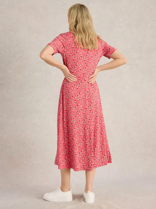 Jerseykleid Megan - Coral Mlt - 36/R Bild 4