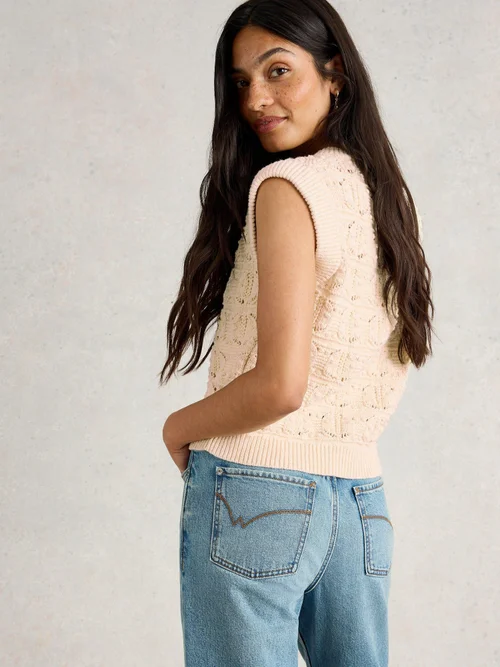 Strickweste Anna - Lgt Nat - XL Bild 4