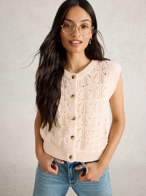 Strickweste Anna - Lgt Nat - XL Bild 3