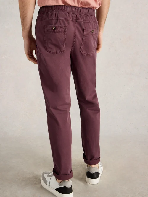 Hose Sutton mit Tunnelzug - Dk Plum - 40/R Bild 4