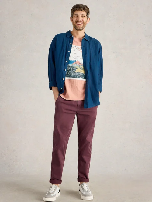 Hose Sutton mit Tunnelzug - Dk Plum - 40/R Bild 2