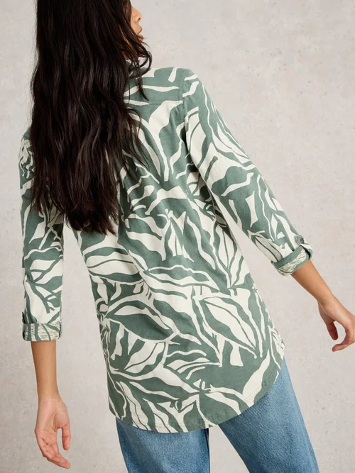 Lange Bluse Annie - Green Pr - 52 Bild 4