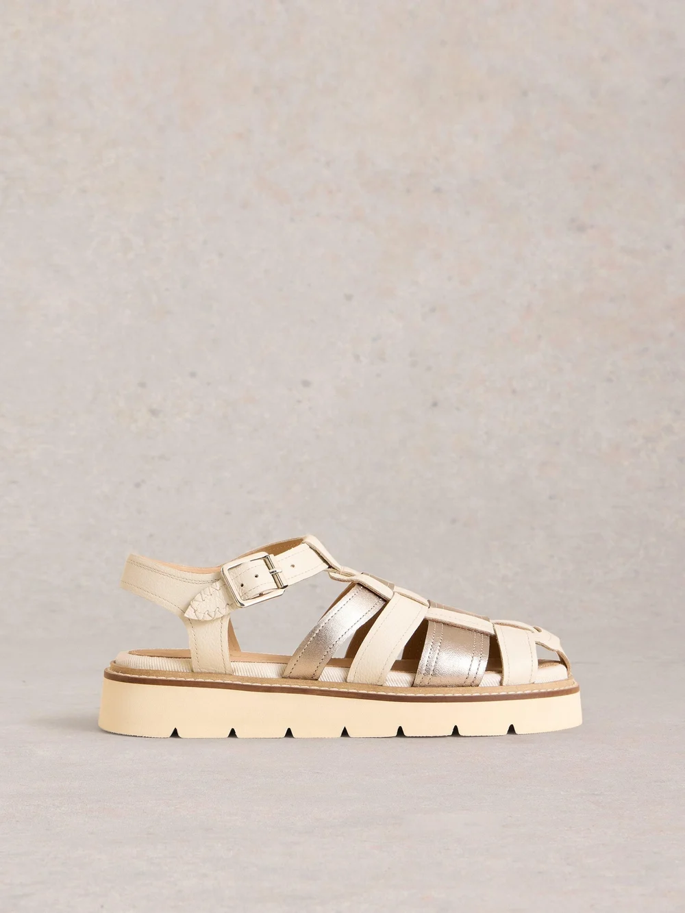 Riemensandalen mit Profilsohle - Slv Tn Met - 41 Bild 1