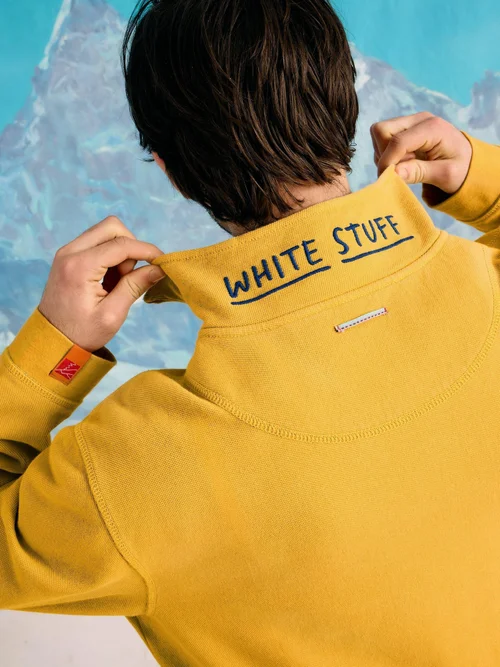 Piqué Sweatshirt - Dp Yellow - XXL Bild 3