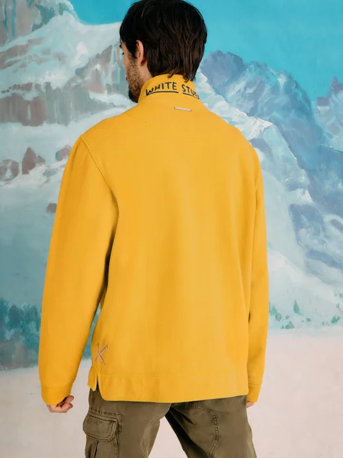 Piqué Sweatshirt - Dp Yellow - XXL Bild 4