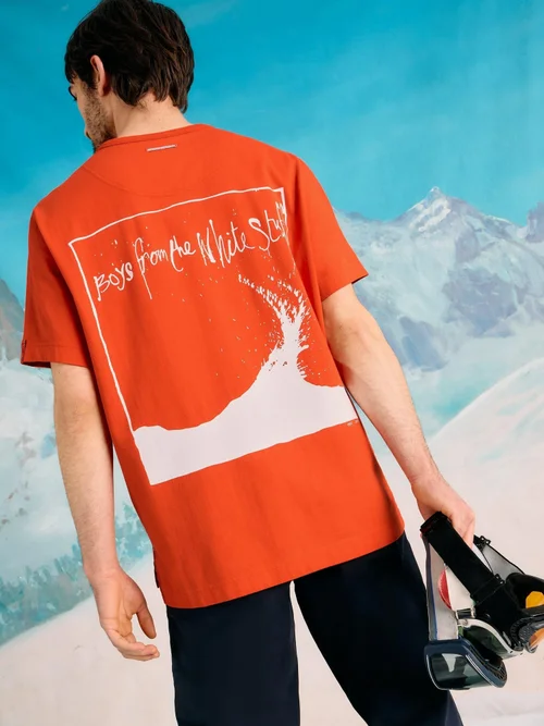 T-Shirt mit Tasche - Red Pr - XL Bild 4