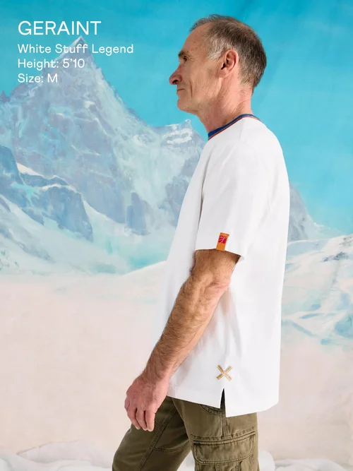 T-Shirt Ringer - Bril White - XL Bild 3