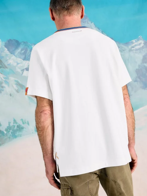 T-Shirt Ringer - Bril White - XL Bild 4