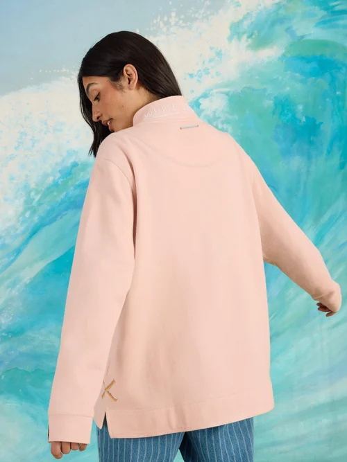 Piqué Sweatshirt - Lgt Pink - XL Bild 4