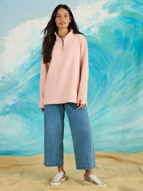 Piqué Sweatshirt - Lgt Pink - XXXL Bild 2