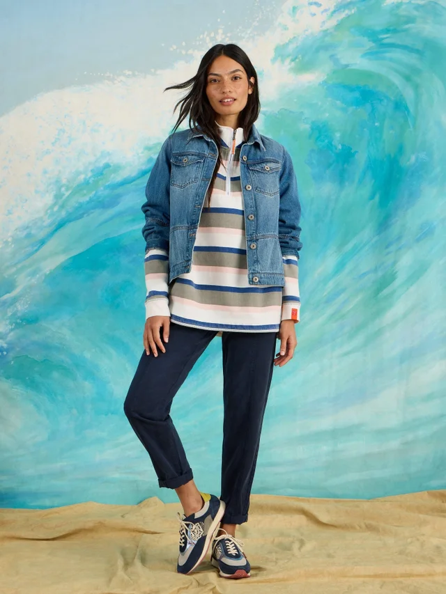 Gestreiftes Sweatshirt