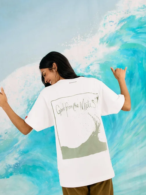 T-Shirt mit Grafik-Print - Bril White - S Bild 4