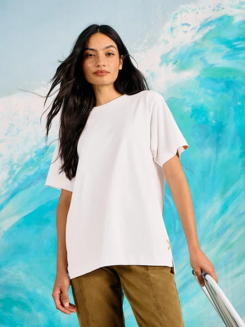 T-Shirt mit Grafik-Print - Bril White - S Bild 3