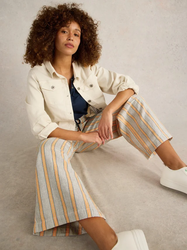 Pantalon Belle en lin mélangé