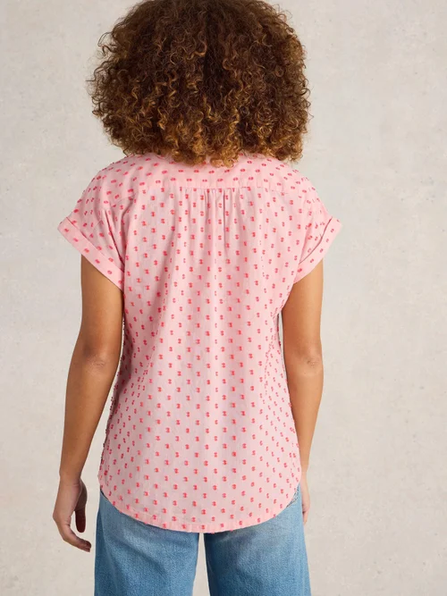 Bluse Ellie aus Bio-Baumwolle - Pink Mlt - 52 Bild 4