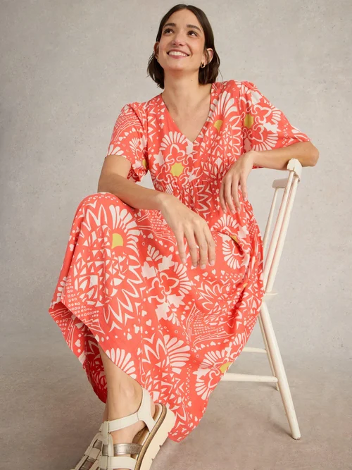 Midikleid Lucy - Coral Pr - 52/R Bild 1