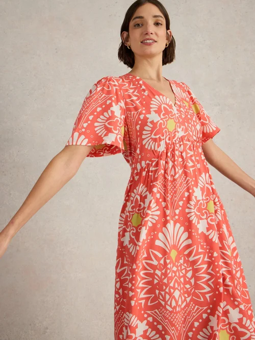 Midikleid Lucy - Coral Pr - 36/R Bild 3