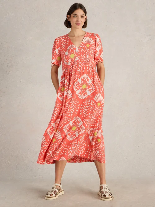 Midikleid Lucy - Coral Pr - 36/R Bild 2