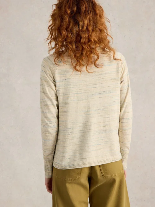 Strickjacke Lulu in Spacedye-Optik - Nat Mlt - 50 Bild 4