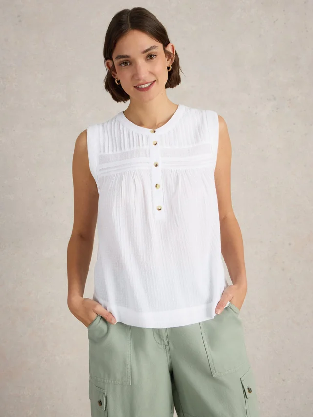 Top Isla aus Materialmix
