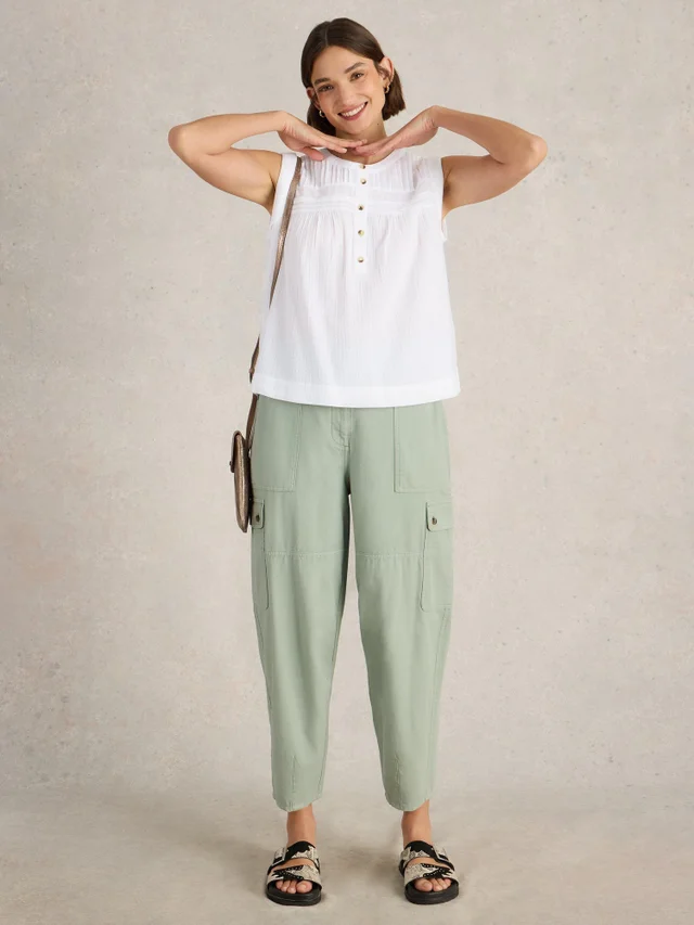 Top Isla aus Materialmix