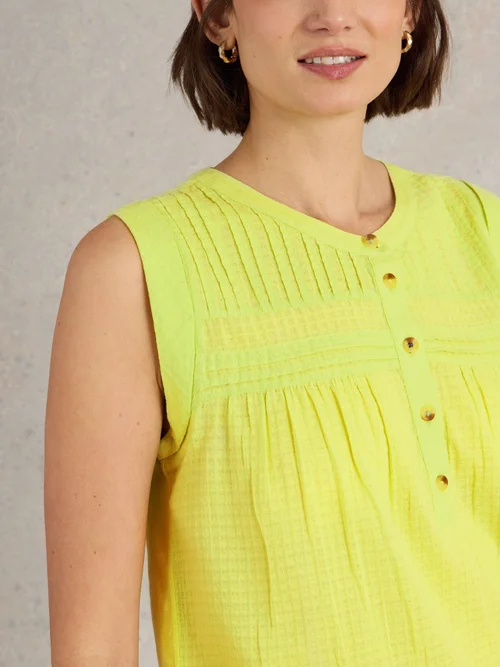 Top Isla aus Materialmix - Brt Yellow - 52 Bild 3